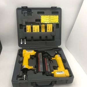 Air Plus By Alltrade Set Of 2 Pneumatic Air Staplers/Nail Guns